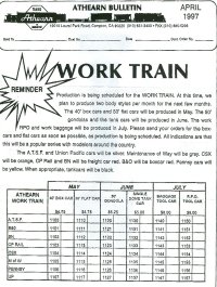 Athearn Advertisement Bulletins 1997