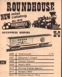 Roundhouse Mini Catalog