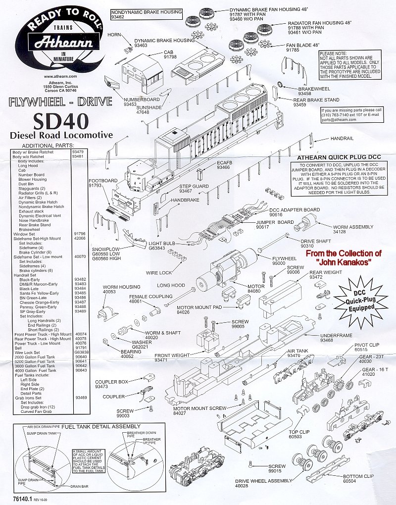 Athern blue box sd-40/sd45 - Model Railroader Magazine - Model ...