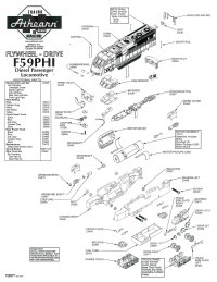 N Scale Athearn F-59 PHI