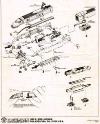 Bachmnann 'N' TGV - 'Train  Grande Vitesse' Diagram