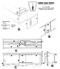 Camino Scale Models 40' Single Sheathed Southern Pacific Box Car