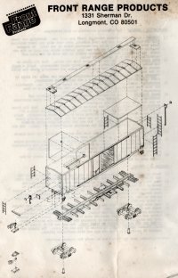 Front Range 50' Single and Double Door Box Car Intructions