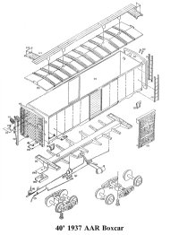 Intermountain 40' AAR 1937 Boxcar