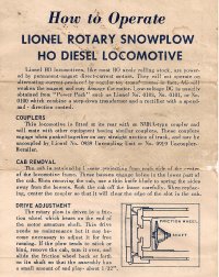 Lionel Catalog 1960