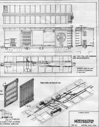 Northeastern Models 40' Ventilated Watermellon Box Car Instructions