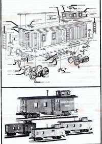 Series 3500, C-200, C-300 Caboose Instructions