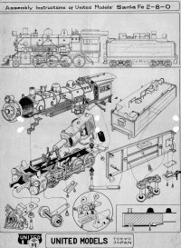 United 4-6-0 Camelback Ten Wheeler Diagram