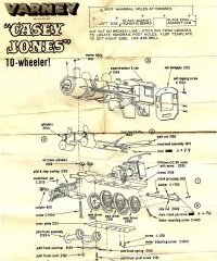 Varney 4-6-0 Casey Jones Ten Wheeler Instructions